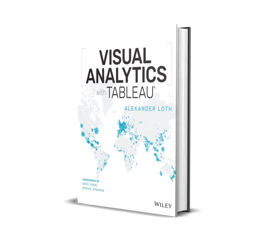 Book cover: Visual Analytics with Tableau by Alexander Loth